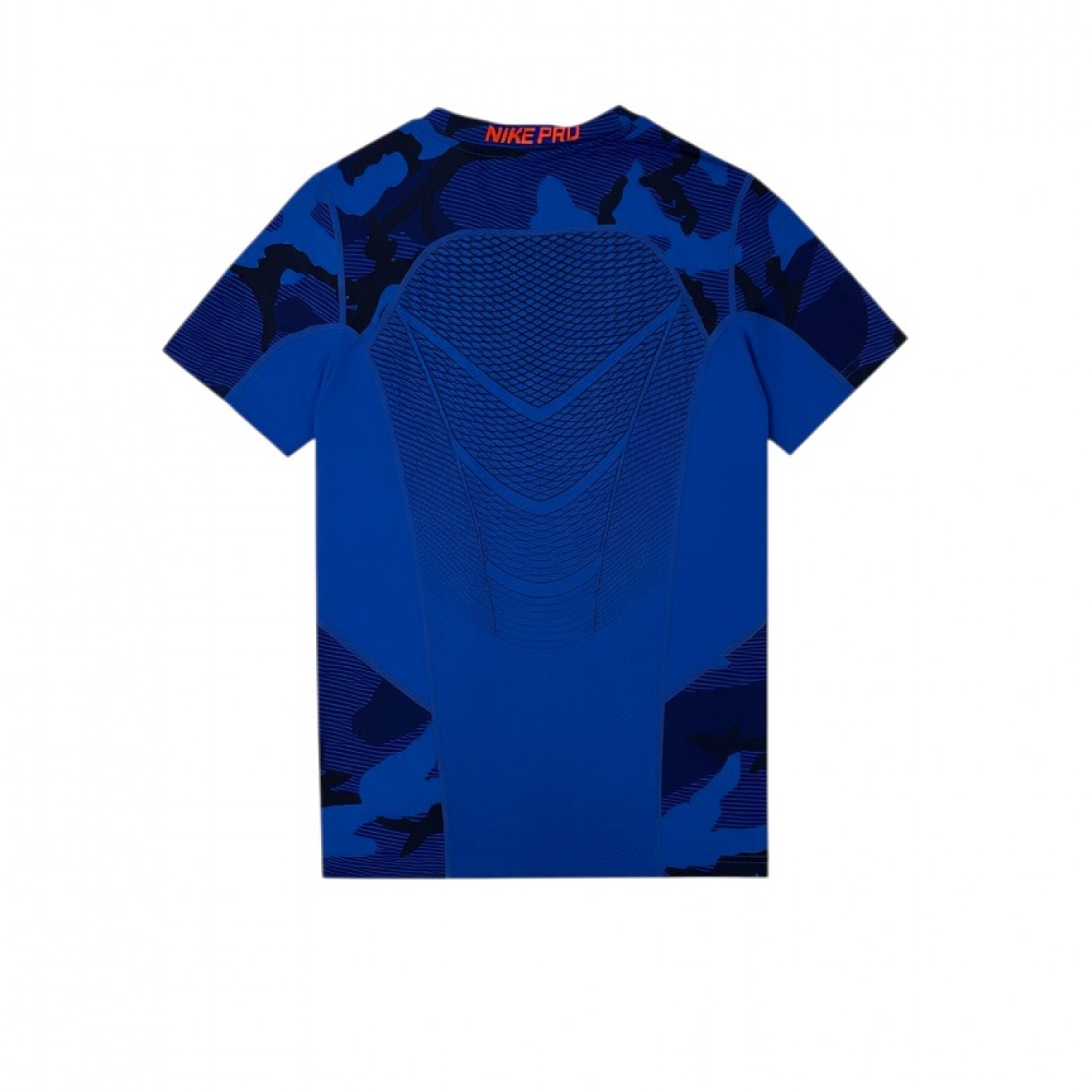 Nike Pro Γυναικείο Compression T-Shirt Μπλε Camo